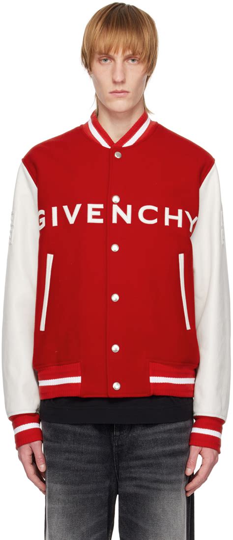 black and red givenchy jacket|Givenchy jacket price.